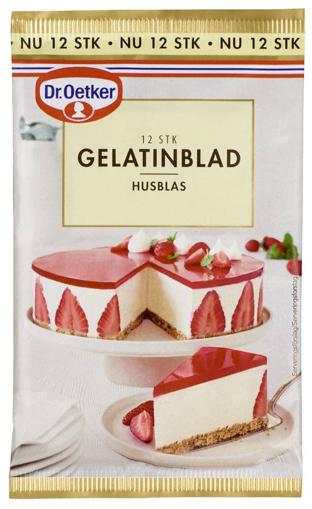 Dr Oetker Gelatinblader 20g