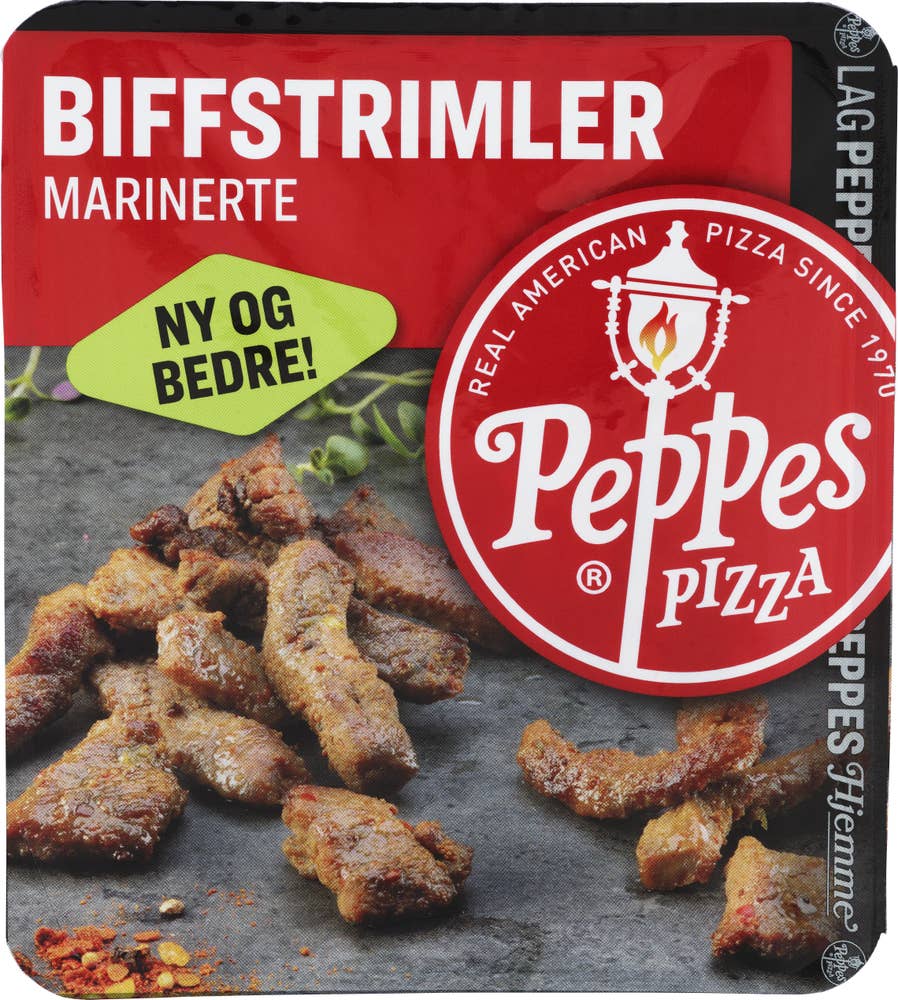 Peppes Pizza Marinerte biffstrimler
