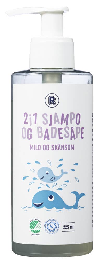 R 2i1 Sjampo og badesåpe