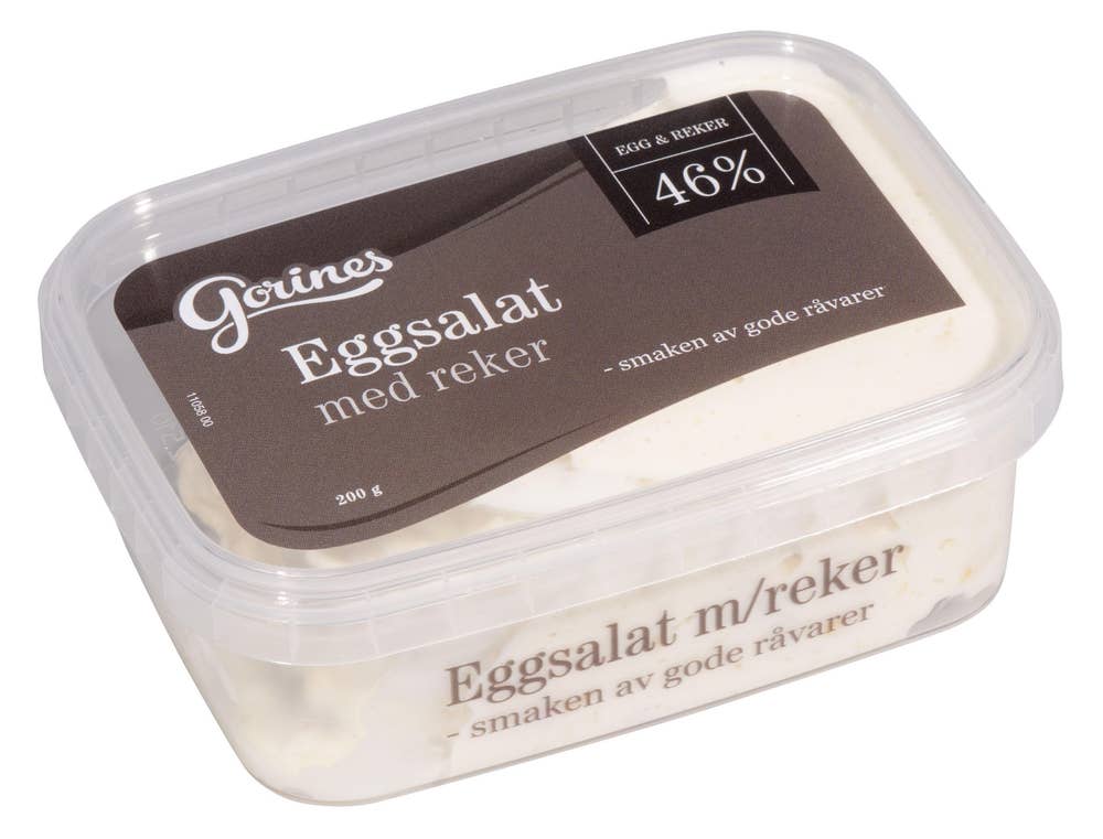 Gorines Egg og rekesalat