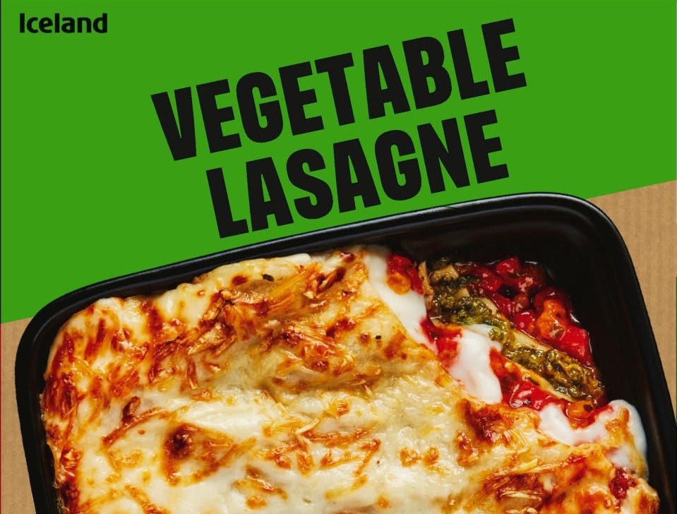 Iceland Vegetable Lasagne