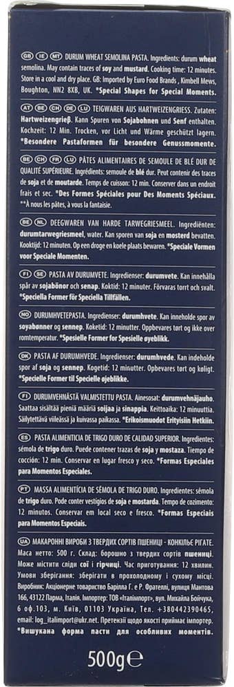 Barilla Conchiglie Rigate n.93