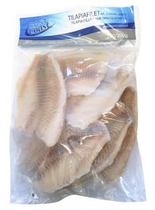 East Coast Tilapia fiskefilet 140/200 Rå Uten Bein og Skinn