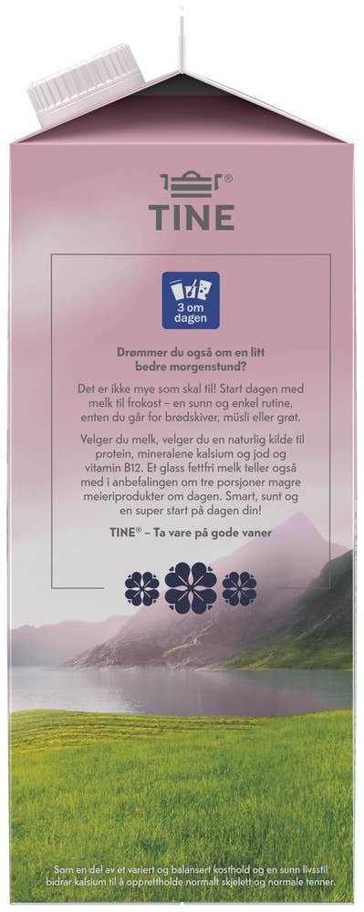 TINE Skummet melk 0,1%