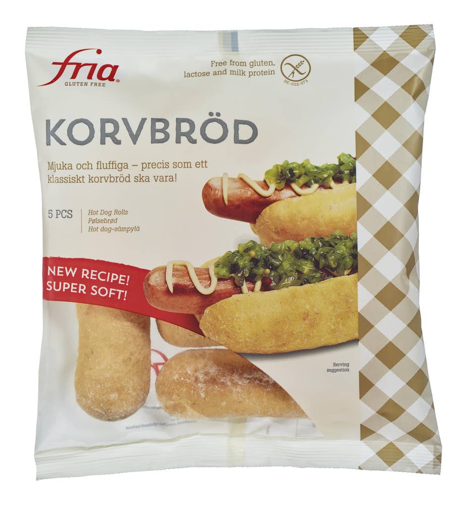 Fria Pølsebrød Glutenfri