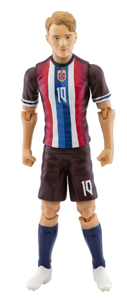 Magic Store Fotballfigur Ødegaard i landslags-drakt Høyde 20 cm