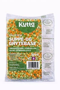 Huseby Gaard KUTTA Italiensk suppe- og grytebase stangselleri, gulrot, purre og brokkolistilk