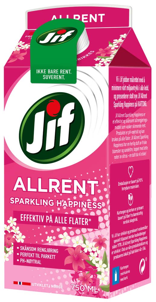 Jif Allrent Sparkling happiness