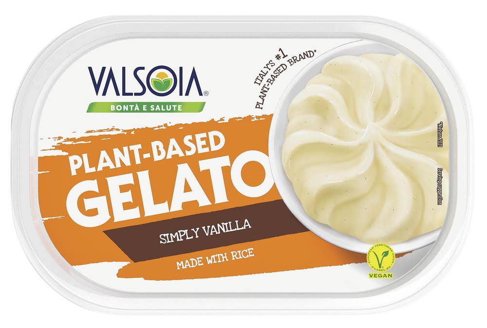 Gelato ris-is vanilje Vegansk, 1 l