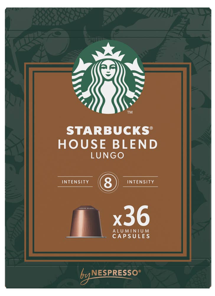 Starbucks House Blend multipack Lungo, 36 kapsler, intensitet 8