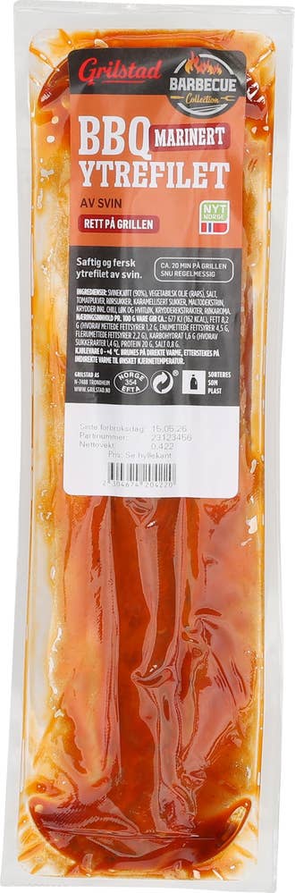 Grilstad BBQ marinert svin ytrefilet