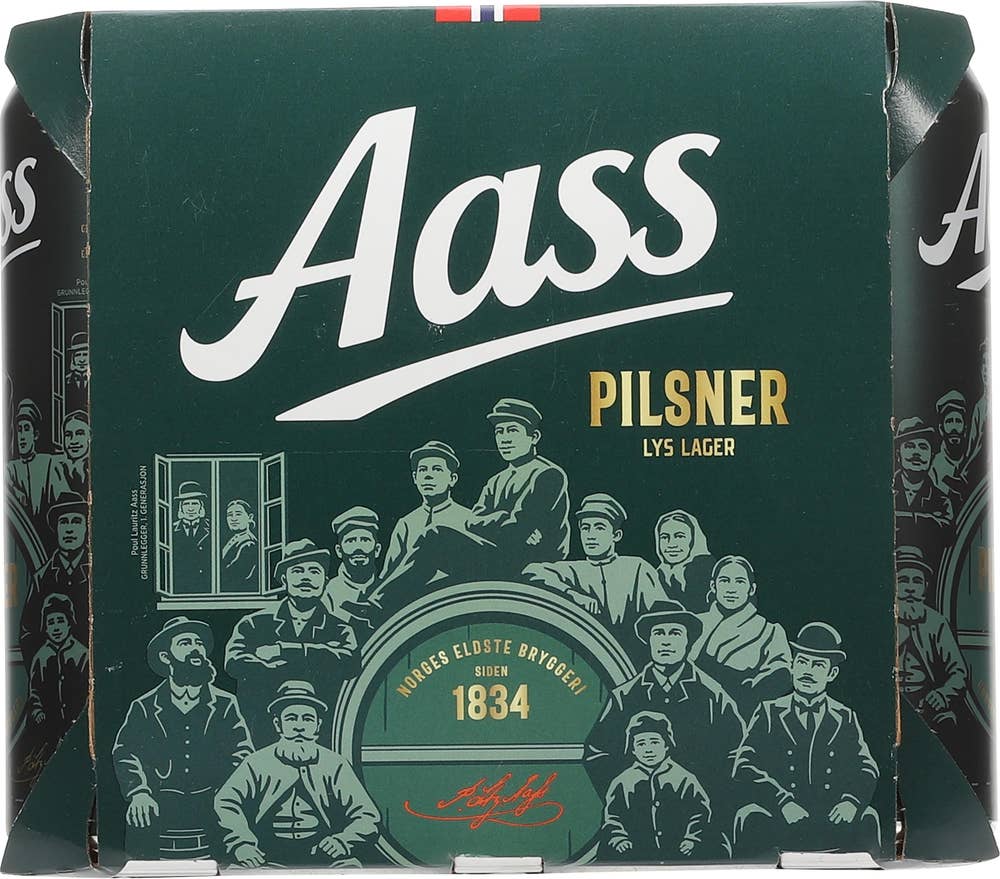 Aass Bryggeri Aass Pilsner 6 x 0,5l