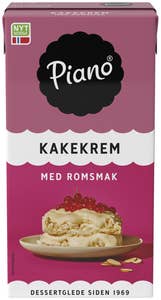 TINE Piano kakekrem Med romsmak