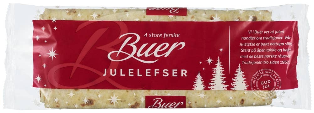 Buer Julelefser 4 stk