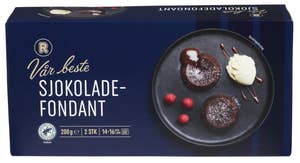 R Sjokoladefondant 2 stk