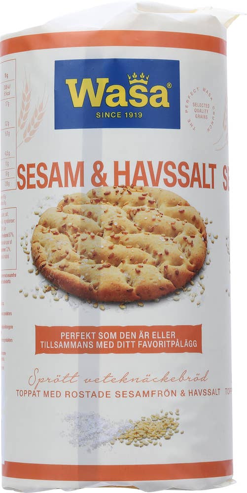 Wasa Knekkebrød Runda Sesam & Havsalt