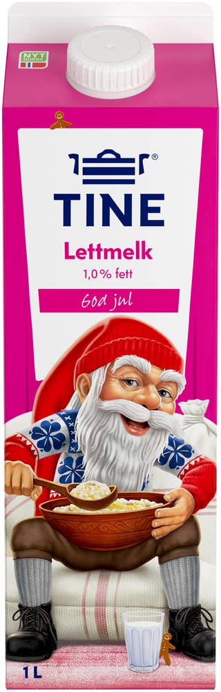 Tine Lettmelk 1% fett