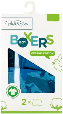 Pierre Robert Boxer Bomull Gutt Blue, str. 110-116