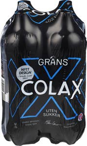 Grans Cola X uten sukker 4 x 1,5L