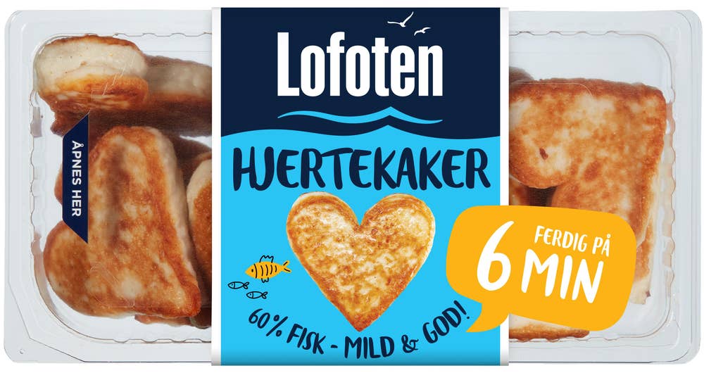 Lofoten Hjertefiskekaker 60%
