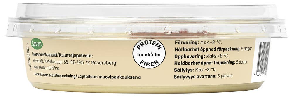 SEVAN Hummus Med soltørkede tomater