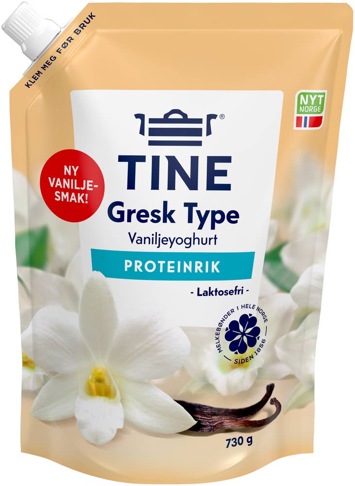 TINE Yoghurt gresk type Vanilje