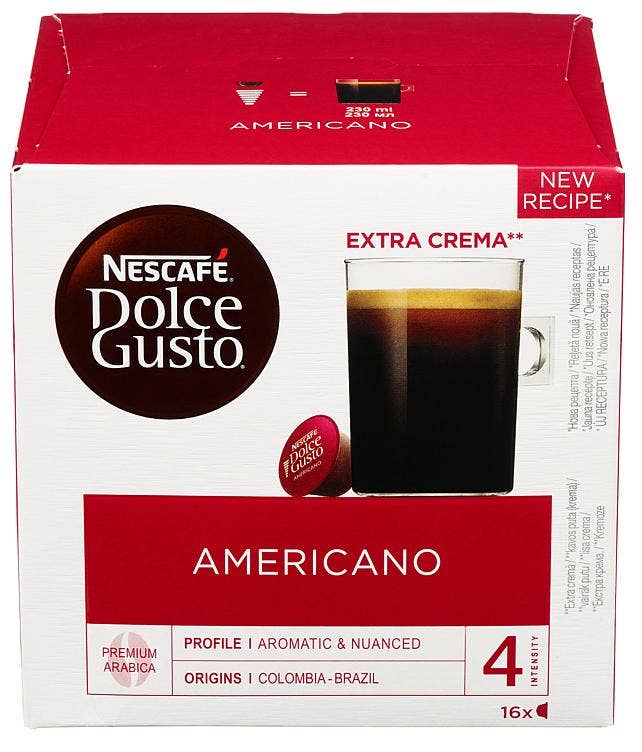 Dolce Gusto Americano Intensitet 4