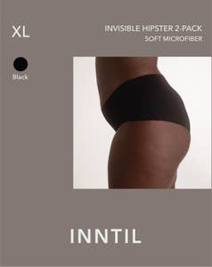 Inntil Sømløs Hipster Sort, str. XL