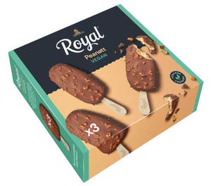 Diplom-is Royal peanøtt vegansk 3 stk
