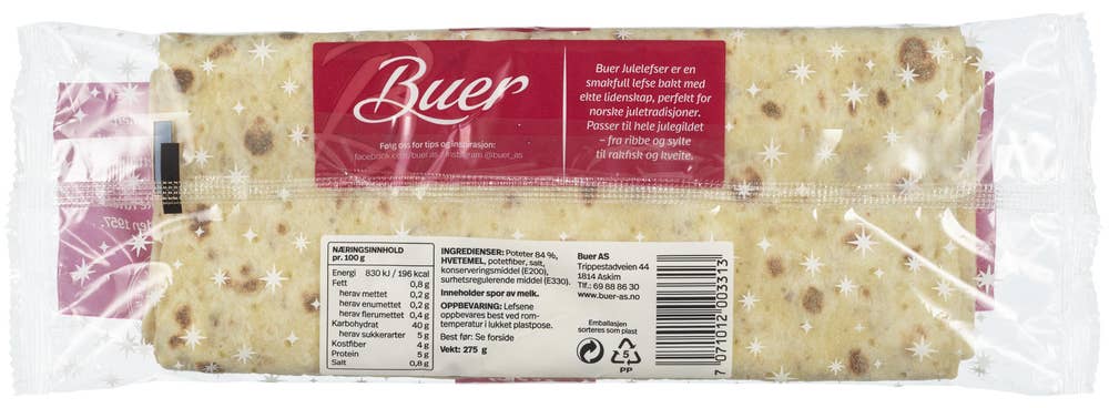 Buer Julelefser 4 stk