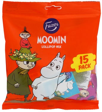 Fazer Mummi Lollipop Mix 15 stk