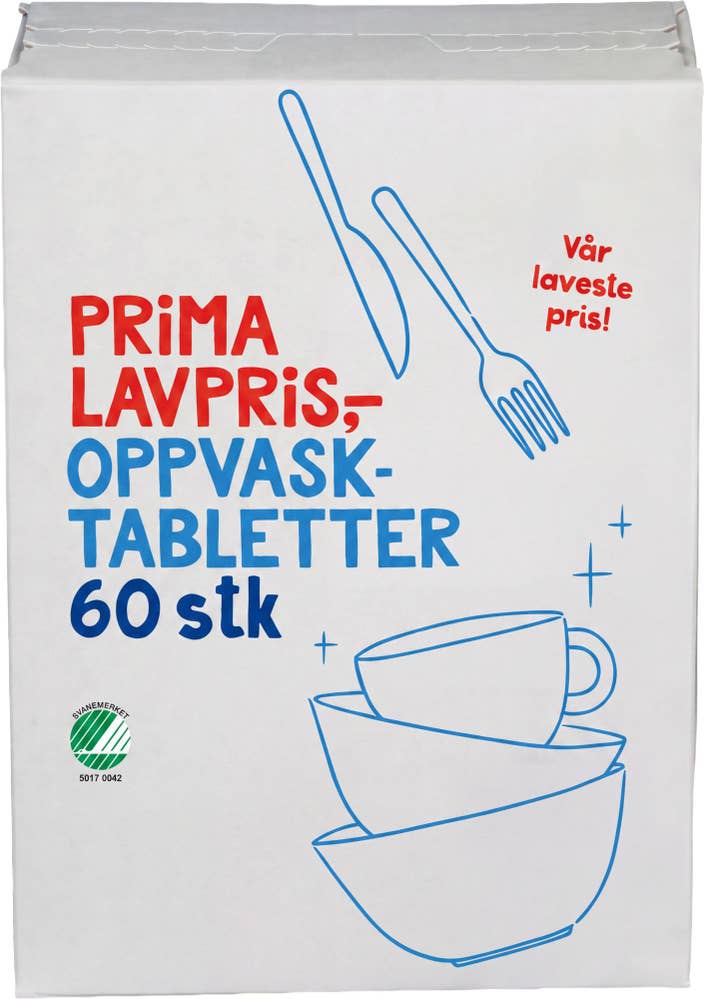 Prima Lavpris Maskinoppvasktabletter 60 stk