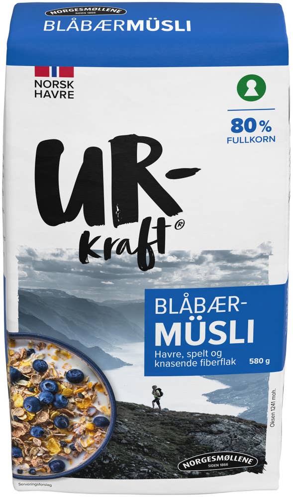 Urkraft Blåbærmüsli