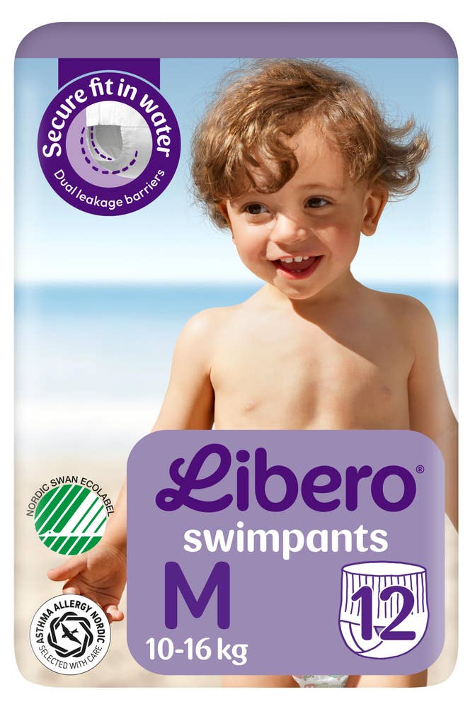 Libero Svømmebleier Str. M, 10-16kg