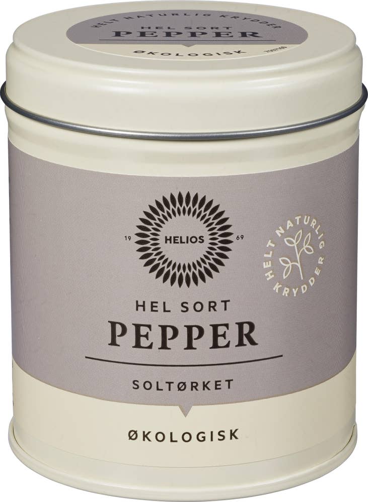 Helios Sort pepper hel Økologisk