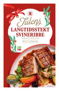 R Langtidsstekt Svineribbe Tynribbe