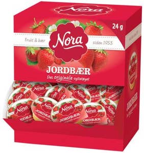 NORA Jordbærsyltetøy Original Kuvert, 24g x 70stk