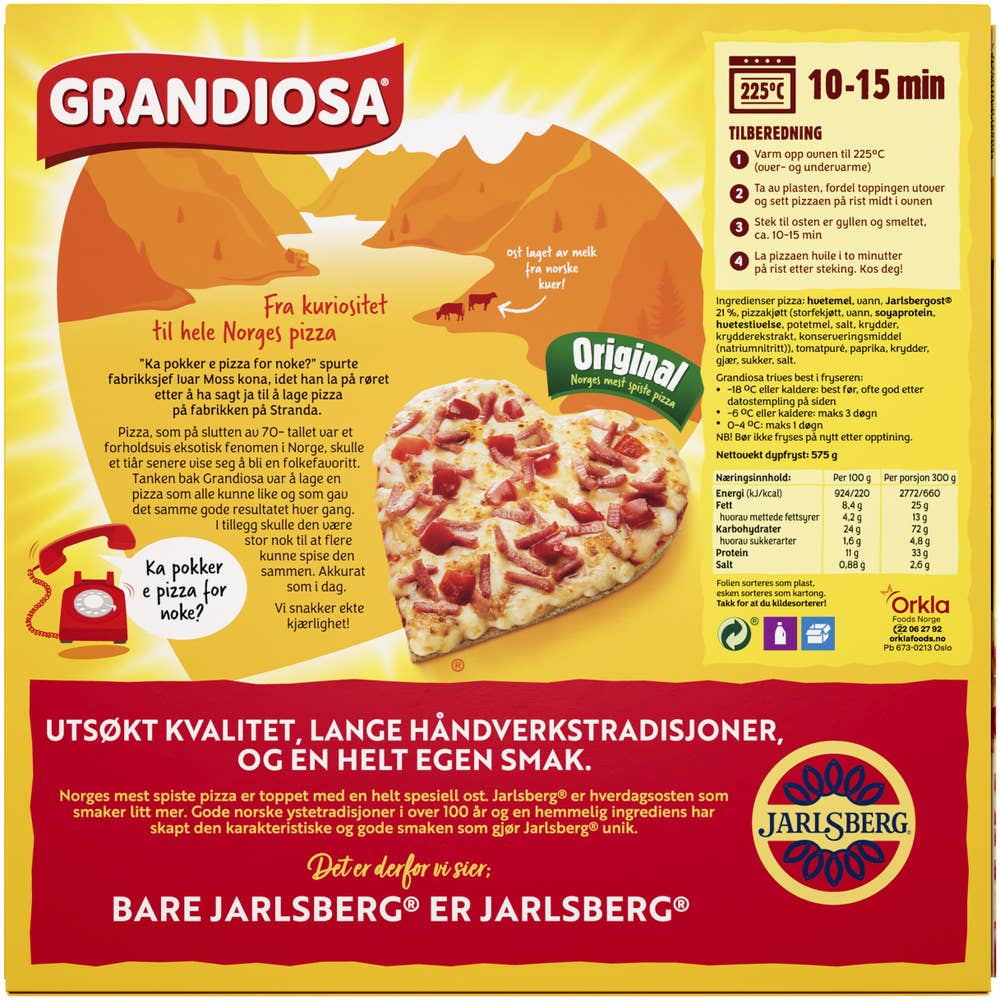 Grandiosa pizza Original