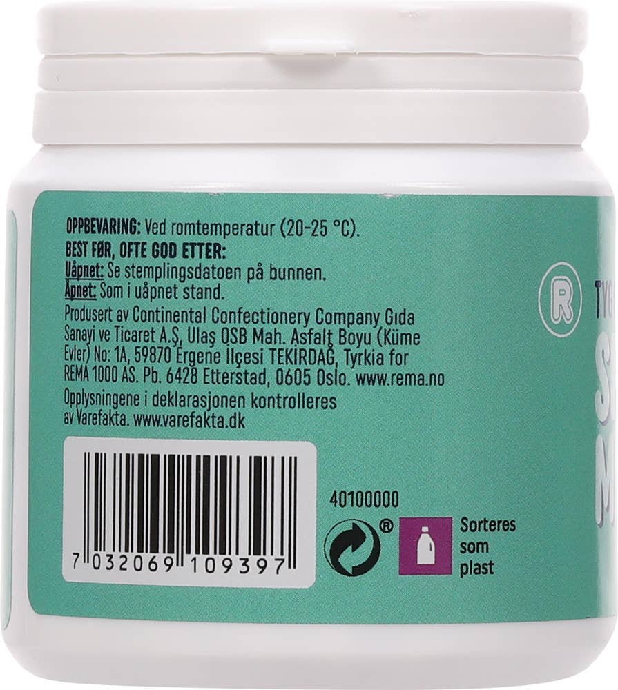 R Tyggegummi Spearmint 60 stk