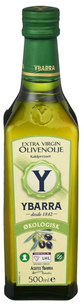 Ybarra Extra Virgin olivenolje Økologisk