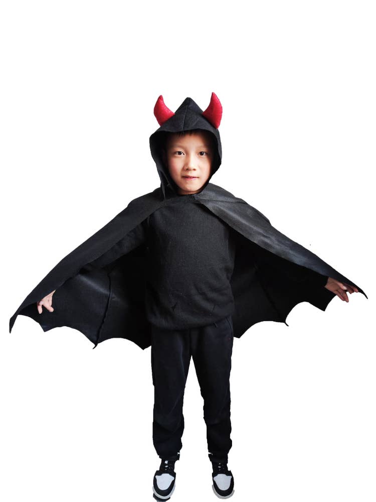 AB Alrik Hedlund Djevelkappe for barn Svart, str. 134-152 cm