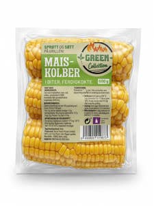 Sousvidekokte Maiskolber Som Er Delt India