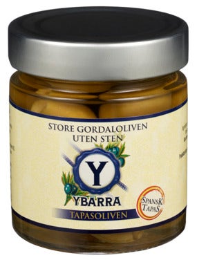 Ybarra Tapasoliven Store Gordal uten sten