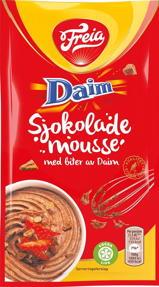 FREIA Sjokolademousse Daim