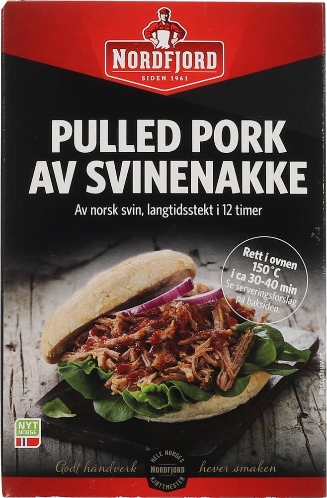 Pulled Pork Langtidskokt Svinenakke
