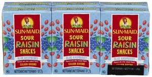 Sun Maid Sour Blue Rasberry 6 pk 6 x 37,7g