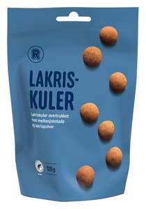 R Lakriskuler med melkesjokolade