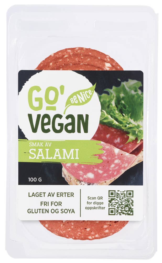 Go'Vegan Plantebasert Salami