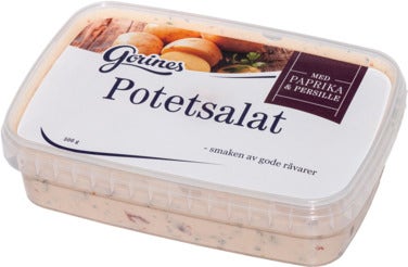 Gorines Potetsalat med Paprika og Persille