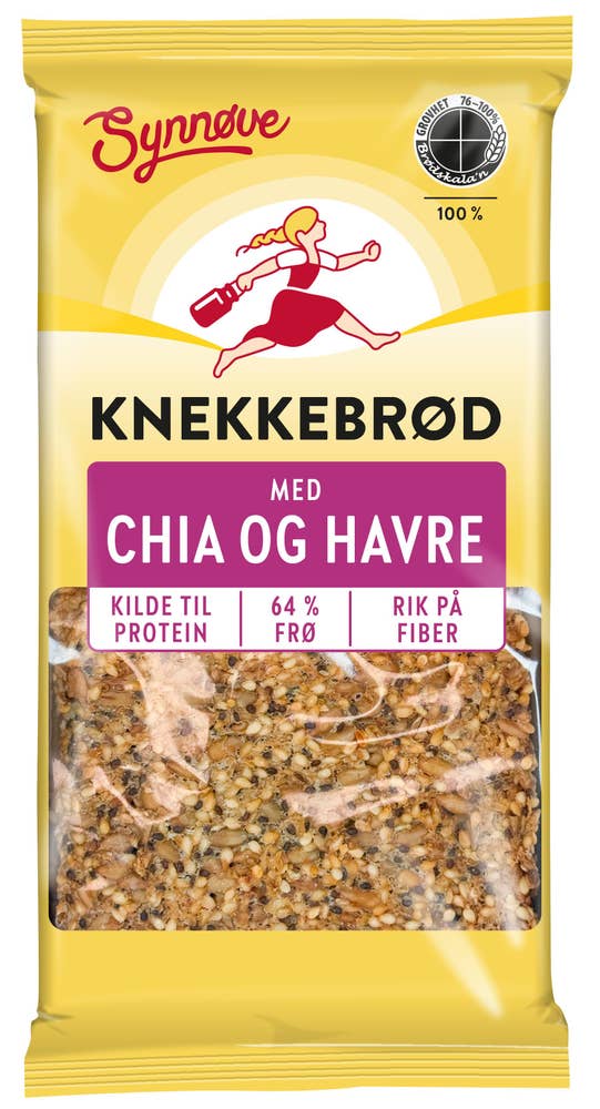 Synnøve Knekkebrød med chiafrø